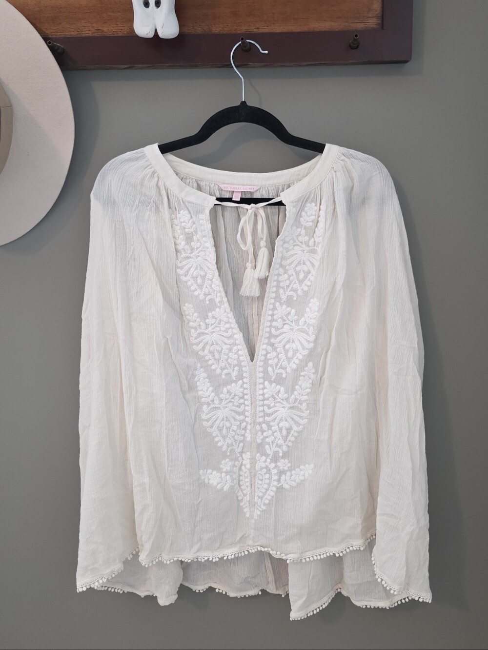 Victoria's Secret Boho Oversized Coverup Swim Resortwear Beach